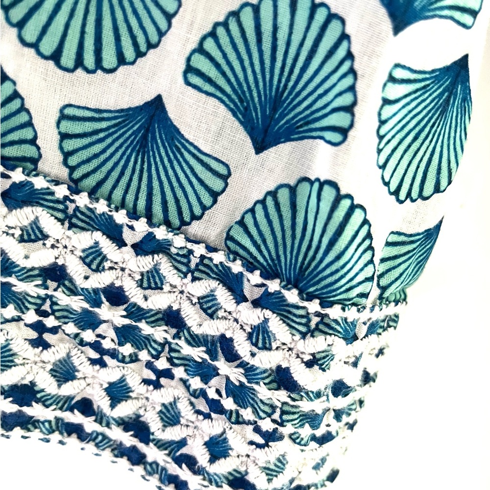 Sigrid Olsen Shell Print Tunic Top - Picture 7 of 10